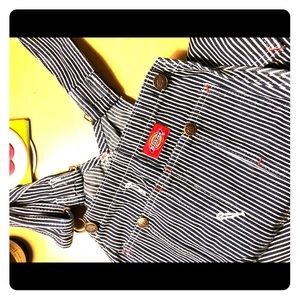 Dickey’s cropped, wide-legged overall